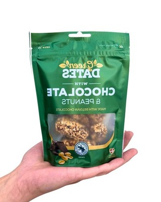 Green Dates Belgian Chocolate & Peanuts - Datteln Schokolade & Erdnüssen 6x 120g