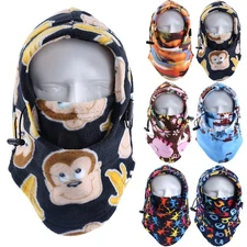 Winter Balaclava Thermal Fleece Ski Mask Outdoor Neck Warmer Full Face Mask Hood