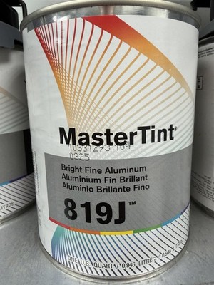 819J Bright Fine Aluminum Quart Cromax ChromaBase MasterTint Axalta