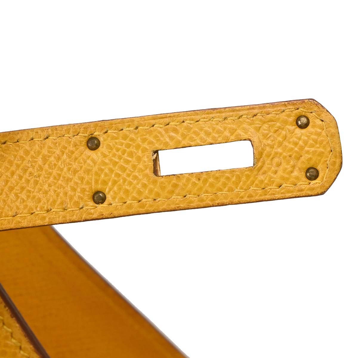 Hermes Jaune Courchevel Kelly Sport GM Shoulder Bag ◯X 29X 134735
