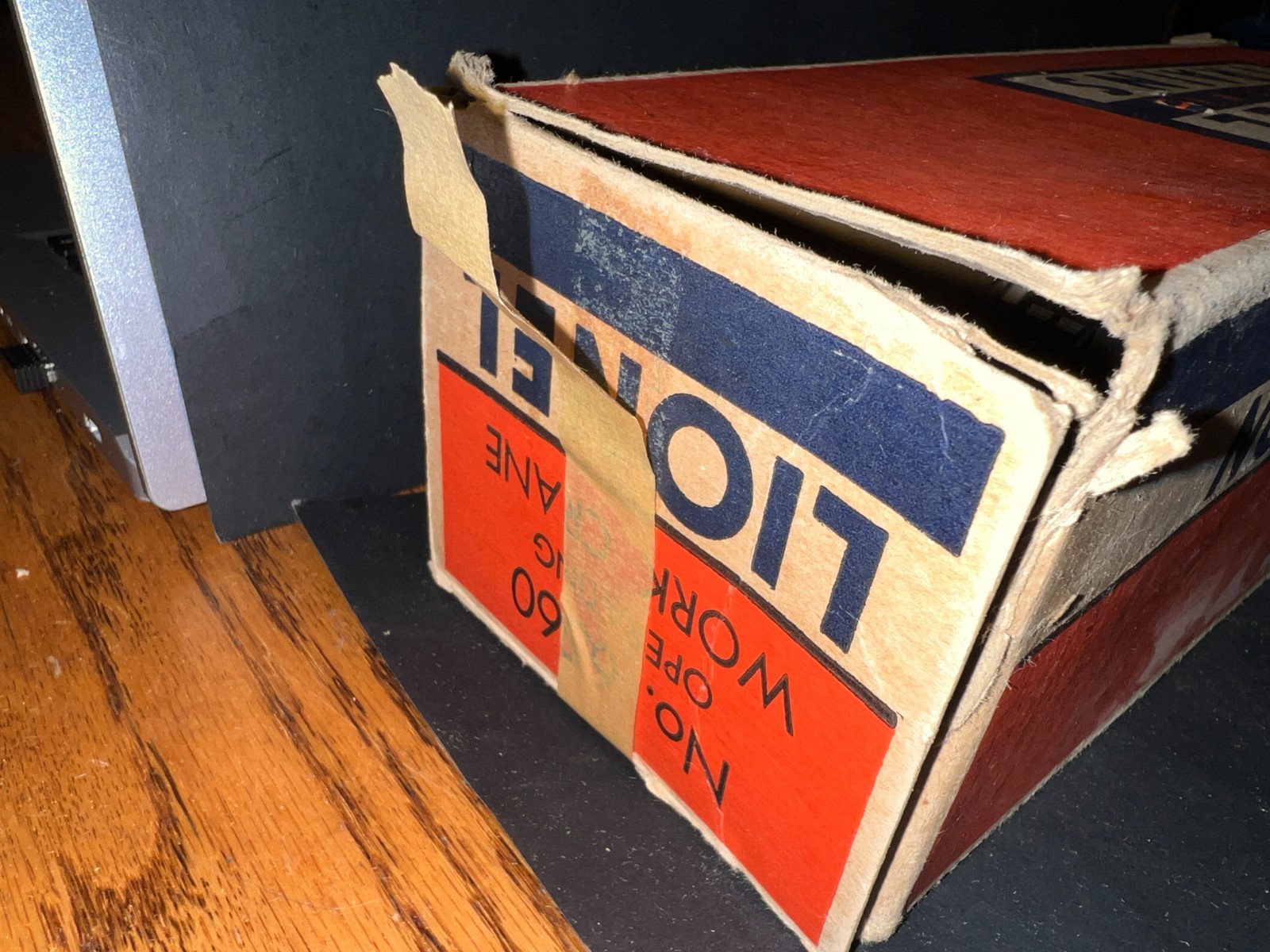 Vintage LIONEL O Gauge #6560 Gray Bucyrus Erie Crane Car