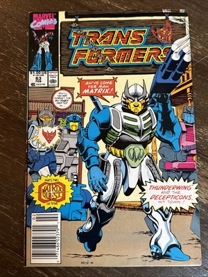 Transformers #63 Newsstand (Marvel 1990) Low Print NM-