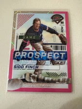 2024 Panini Prospect Prizm Sidd Finch Pink Velocity /79 No187