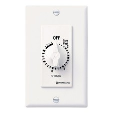 1 PC Intermatic FD12HHW Timer, Spring Wound, 12 Hr, Hold Feature