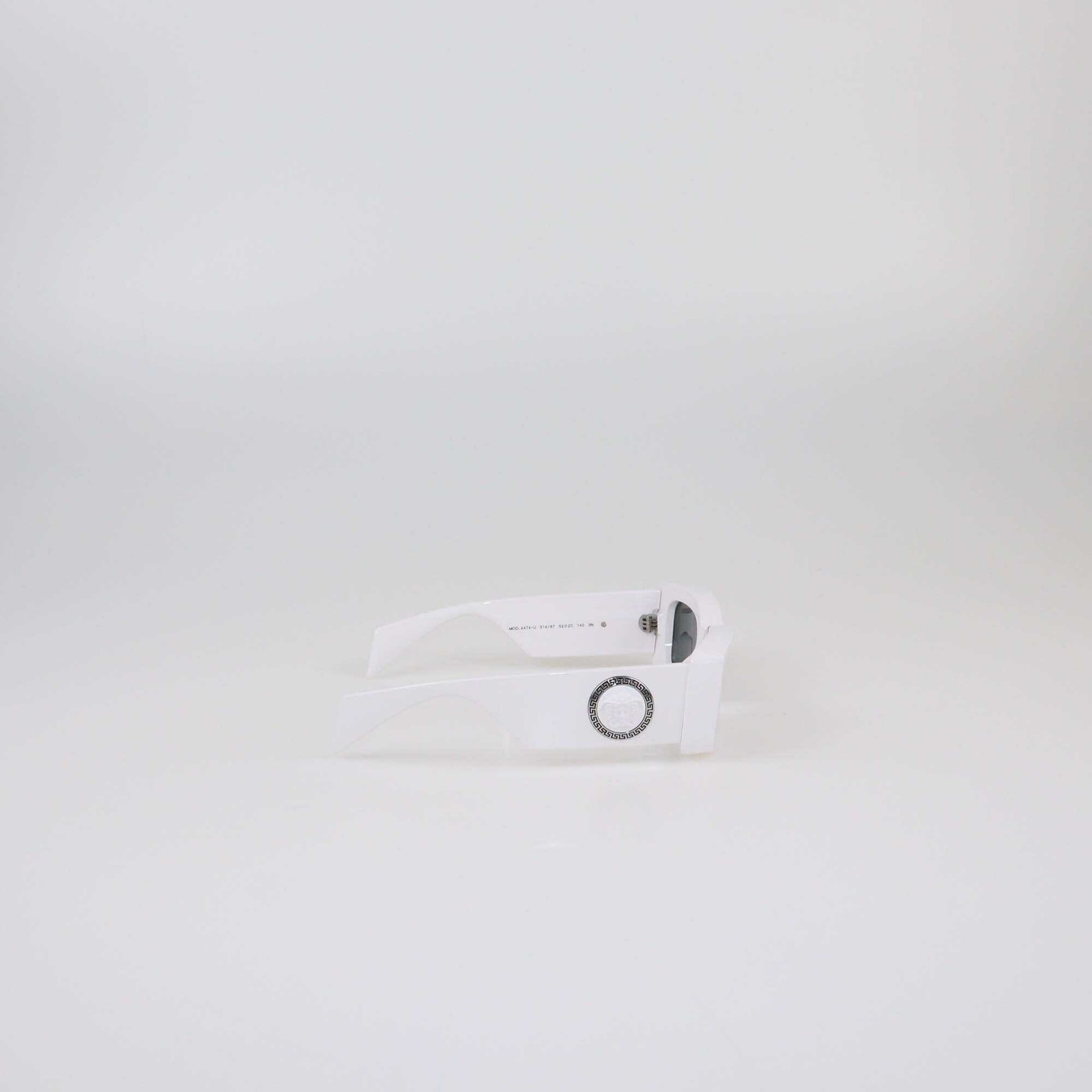 Versace White/Black Rectangular Sunglasses - image 3