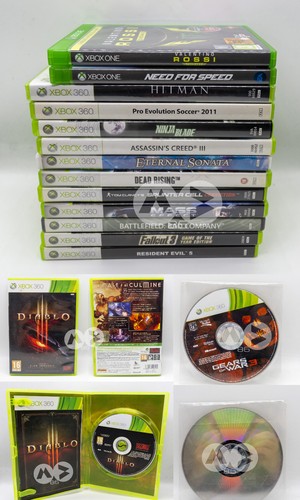 XBOX 360 ONE LOTTO 15 GIOCHI Need for Speed Hitman Resident Evil Fallout DIABLO