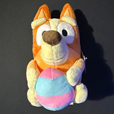 Bluey Bingo Plush Stuffed Animal Orange Dog w/ Label Easter Egg Ages 3-4 9  