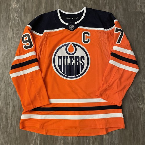 Adidas Connor McDavid Edmonton Oilers Authentic Jersey Mens 54 NWOT