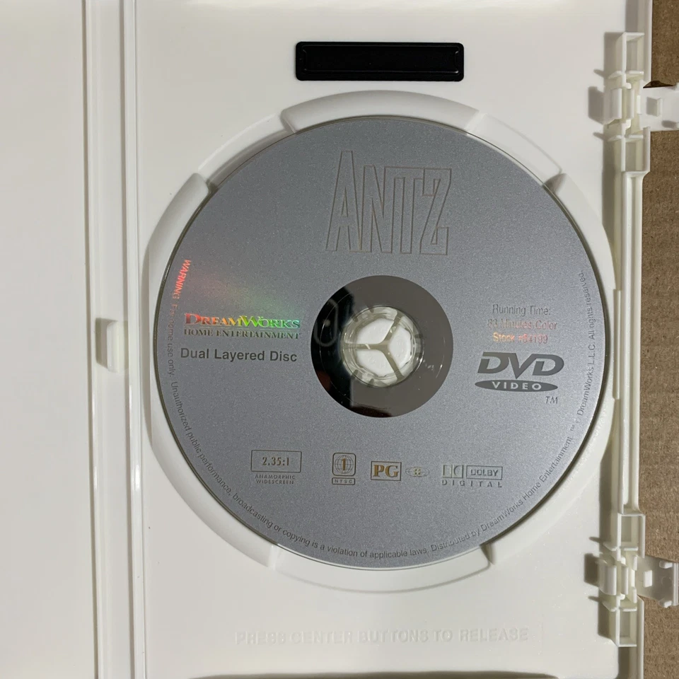 Antz (DVD, 1998) Family Children Comedy Animated Movie - Image 4 of 4