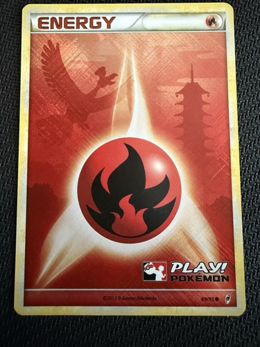 Pokémon TCG Play! Pokemon Fire Energy Holo Promo Call Of Legends 89/95