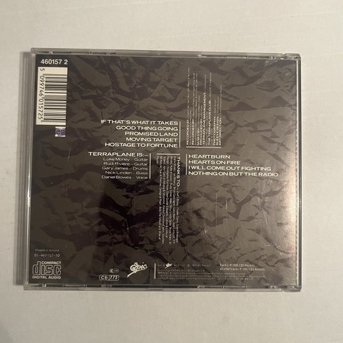 TERRAPLANE - Moving Target - CD Album - 1987 ORIGINAL RELEASE - AOR / HARD ROCK - Foto 2 di 5