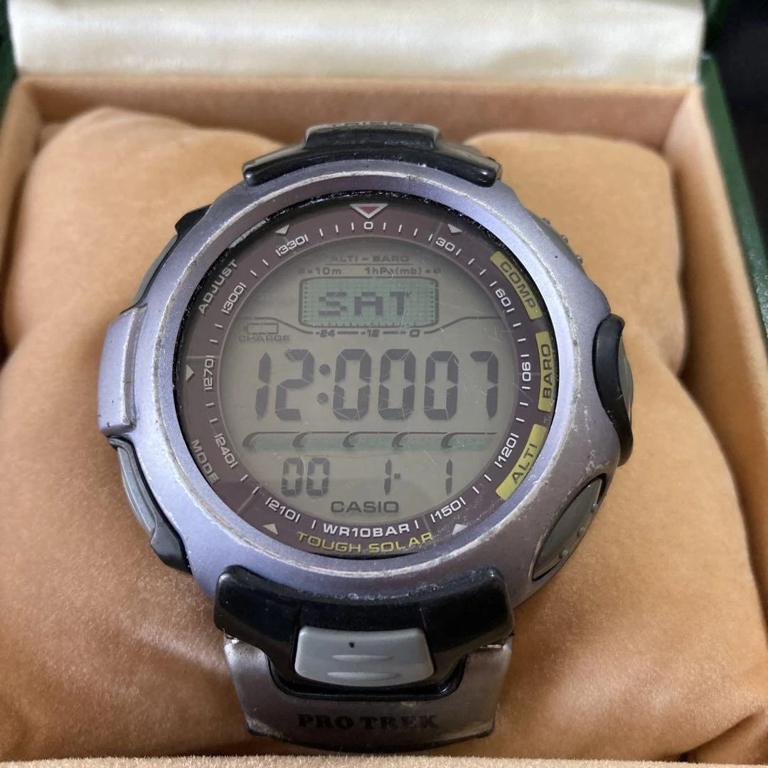 Men Parts or Repair As Is CASIO PRO TREK PRG 50 Junk Free