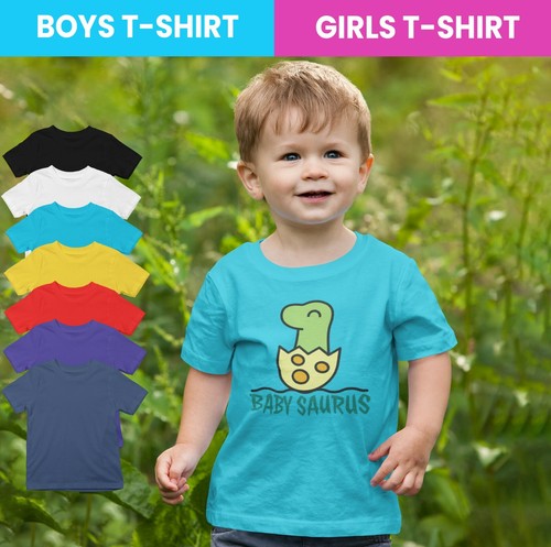 BABY SAURUS INSPIRED TODDLER T SHIRT KIDS CHILRENS | GIRLS | BOYS | GIFT IDEA - Picture 7 of 8