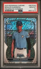 2023 Bowman Chrome Prospects Brailer Guerrero #BCP240 PSA 10