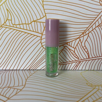 Winky Lux Disco Lipgloss GROOVY 1,5g Mini Green Glitter Brandneu