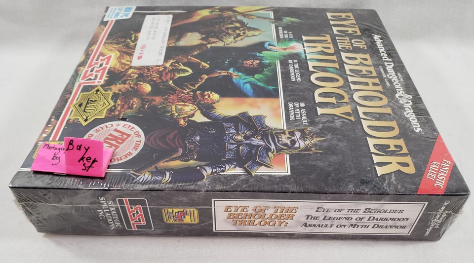 Dungeons Dragons Eye of the Beholder Trilogy PC DOS Big Box NEW SEALED complete - Image 4 of 4