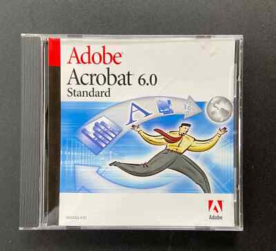 Adobe Acrobat 6.0    Standard   windows only  Education Version   2003 #5