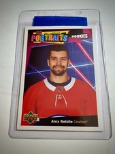 2020-21 Upper Deck ALEX BELZILE P-85 Rookie Portraits