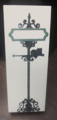CATS MEOW BLANK STREET SIGN ACCESSORY NEW