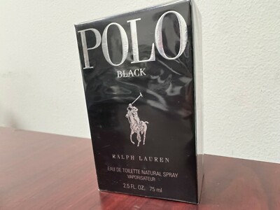 2010 ** POLO BLACK by RALPH LAUREN 2.5 FL oz / 75 ML EDT Spray