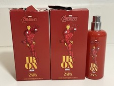 Lot Of 3 Zara Marvel Avengers Iron Man EAU De Cologne 1.69 1 No Box Y105