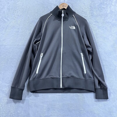 The North Face Track Jacket Mens Large Grey Full Zip Athletic Y2K Streetwear