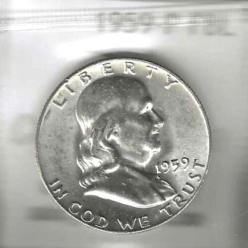Choice Gem BU - 1959-P Franklin FBL Half Dollar MS++ Crisp Full Bell Lines