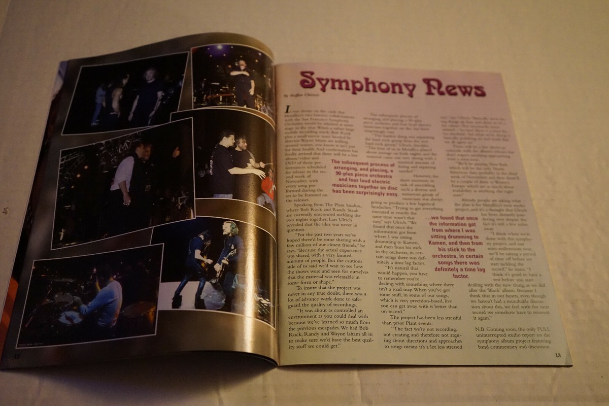 The Metallica Fan Club Magazine So What Vol. 6 Issue 3 1999