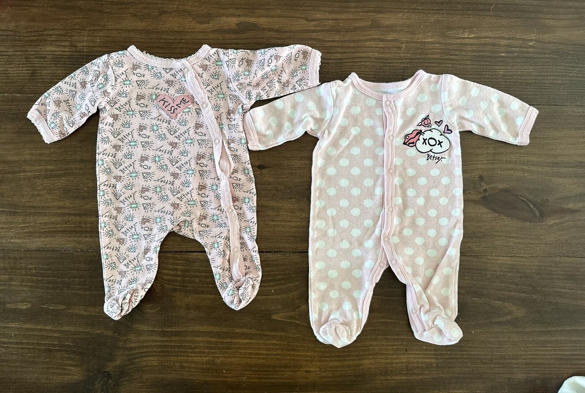 Set of Betsy Johnson, month pajamas