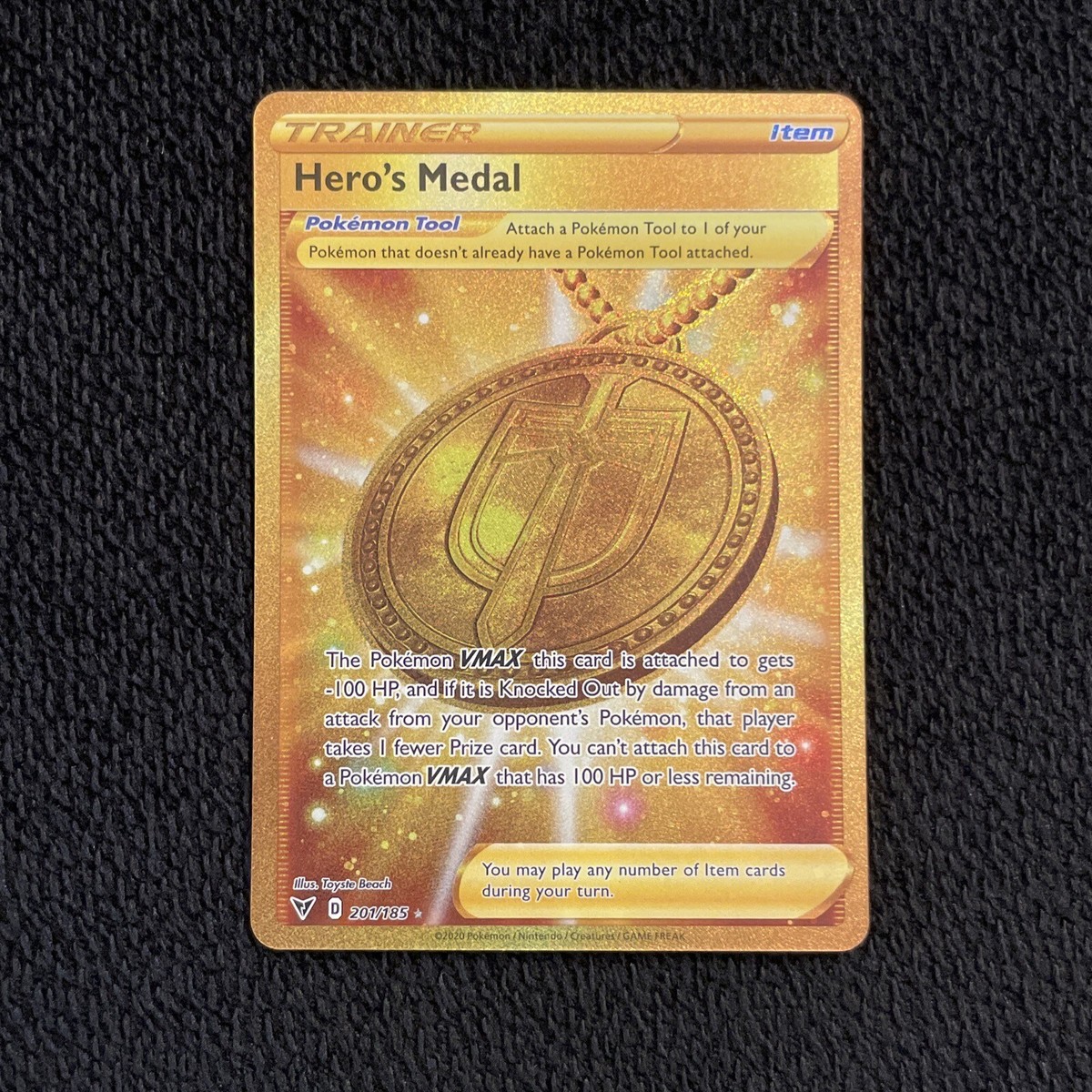 hero's medal pokemon card price - - 201/185 - Vivid Voltage - Full Art Vivid Voltage Singles Pokmon TCG Hero's Medal Vivid