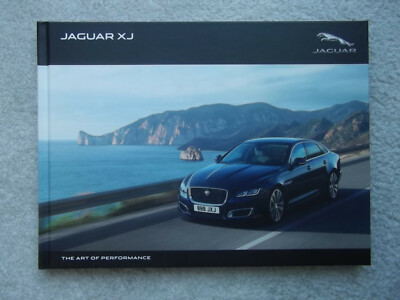neuer original  '' Jaguar XJ ''  Hardcover Prospekt  THE ART OF PERFORMENCE 2018