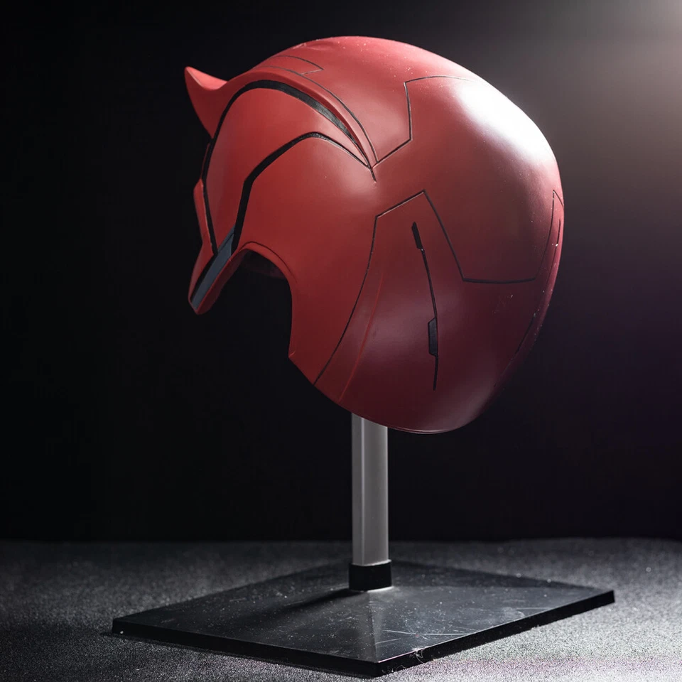 Xcoser Spiderman 3 Daredevil Cosplay Mask Helmet Props Resin 1:1 Replicas Adult  - Image 4 of 4