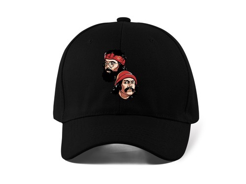 Cheech And Chong Retro Movie DTF Printed Logo Baseball Cap Dad Hat Unisex Sport - Picture 3 of 4