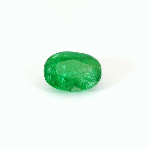 1.35 CARAT NATURAL EMERALD GREEN TRANSPARENT ZAMBIAN oval GEMSTONES SEE VIDEO - Picture 7 of 8
