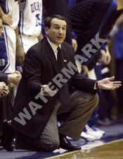 MIKE KRZYZEWSKI Duke Blue Devils Glossy 8 x 10 Photo Print