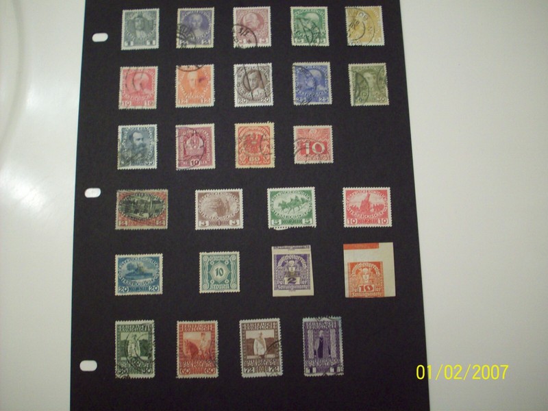 AUSTRIA OSTERREICH STAMP LOT OF 38