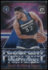 2018 Panini Donruss Optic Franchise Features Blue Prizm /85 Karl-Anthony Towns