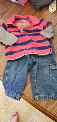 12 Month Boy Clothes/Shoes Big Box (75 Pieces)