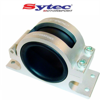 SYTEC MOTORSPORT KRAFTSTOFFPUMPE / FILTERWIEGE HALTERUNG KLEMME + INNENHÜLSE - SILBER