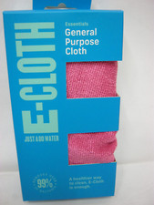 Image of E-Cloth General Purpose Cloth Chemical Free Cleaning Pink