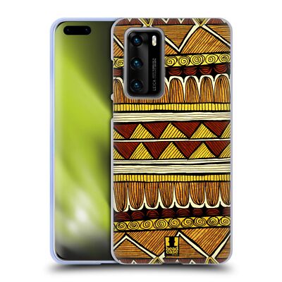 HEAD CASE DESIGNS ETHNIC LINE ART SOFT GEL CASE FOR HUAWEI PHONES 4