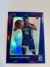 2021-22 Donruss Optic Purple Prizm Rated Rookie Davion Mitchell Kings