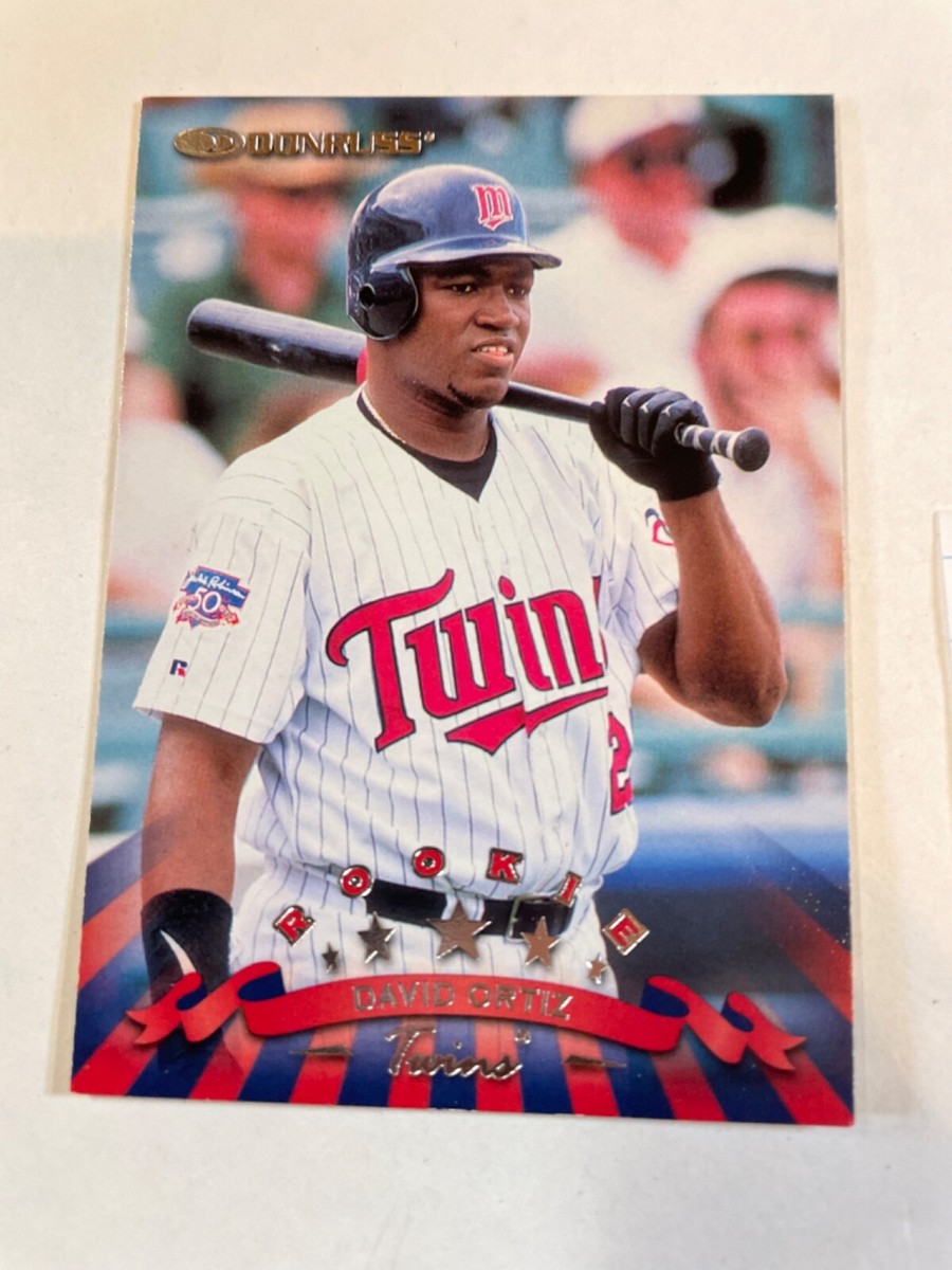 Rare 1998 Donruss David Ortiz rookie card RC 299 MLB baseball