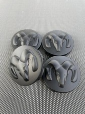 Dodge 4x Matt Black 63 Mm2.48 In Wheel Center Caps - Satisfaction Guarantee