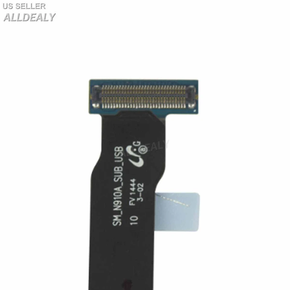 Cargador USB Samsung Galaxy Note 4 N910 puerto de carga base cable flexible NUEVO EE. UU. Foto 2 de 4