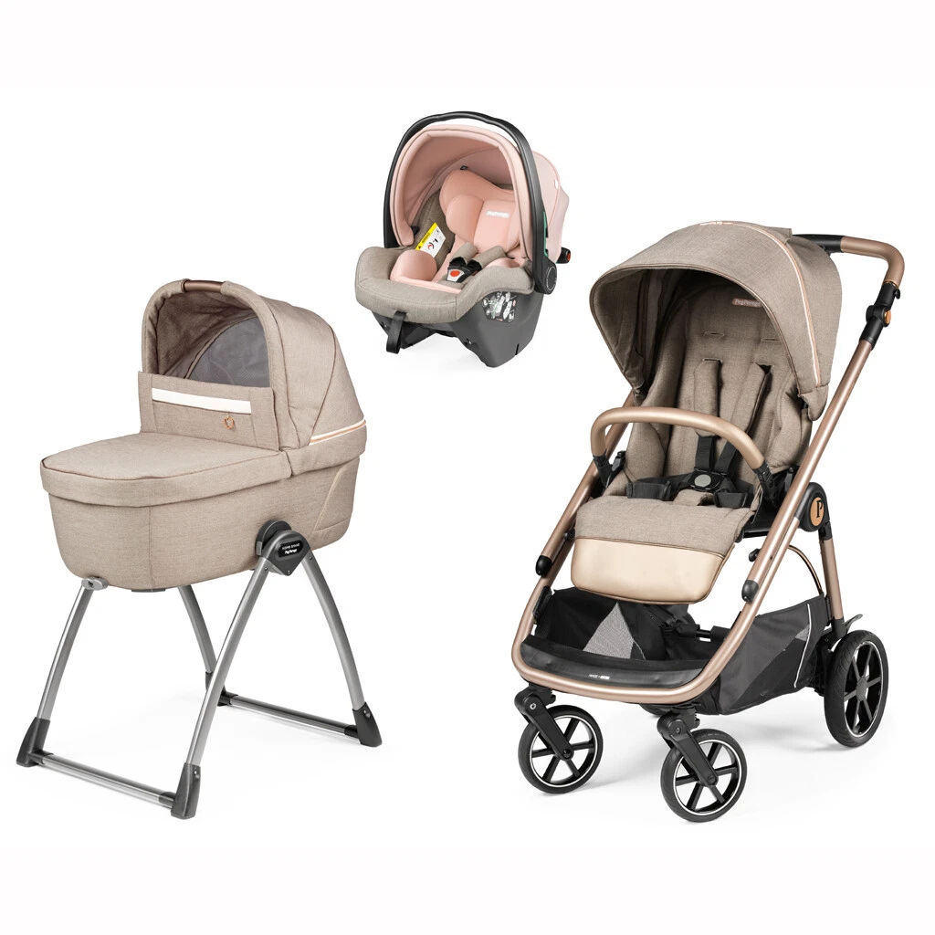 Fast Trio + Belvedere Cradle + First Trip SLK MON AMOUR Peg Perego