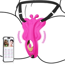 9 Funtions APP Remote Control Vibrating Wearable Panties C-String Sexy Underwear