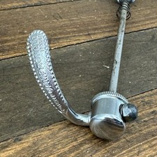 Vintage Campagnolo CPSC Rear Skewer  120 mm Flat Curved QR Patent Block Early