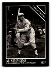 1992 Conlon Collection TSN #423 Al Simmons    Philadelphia Athletics Ba ID:59867