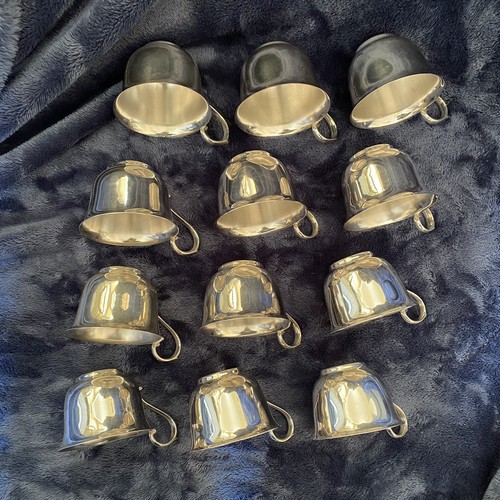 Gorham YC790 Vintage Silverplated Punch Cups Set of 12 Wedding Party Drinkware - Picture 4 of 12